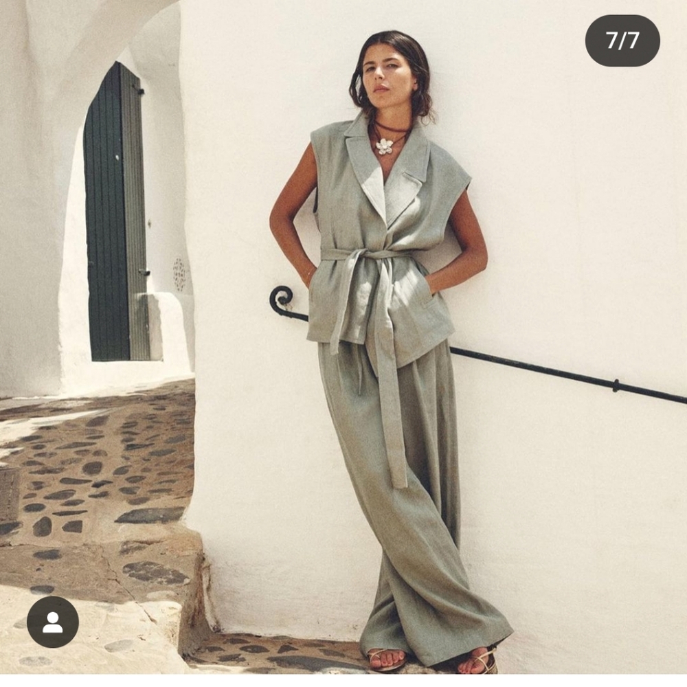 Zara Linen vest